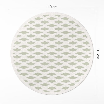 Tapis rond en vinyle Motif géométrique minimaliste