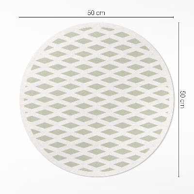 Tapis rond en vinyle Motif géométrique minimaliste