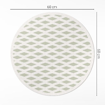 Tapis rond en vinyle Motif géométrique minimaliste