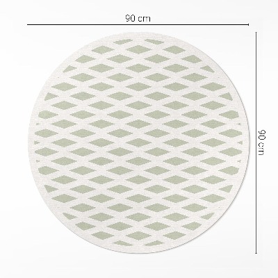 Tapis rond en vinyle Motif géométrique minimaliste