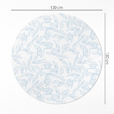 Tapis vinyle Croquis de feuilles vintage élégantes