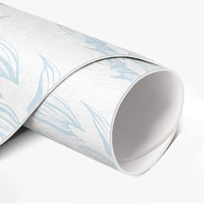 Tapis vinyle Croquis de feuilles vintage élégantes