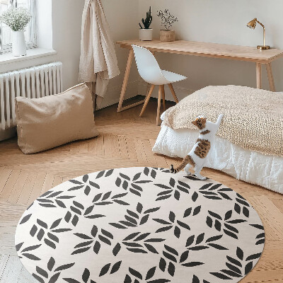 Tapis vinyle Motif de feuille minimaliste