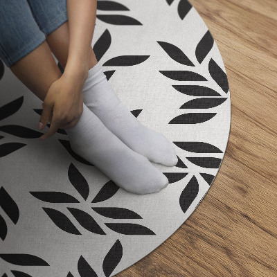 Tapis vinyle Motif de feuille minimaliste