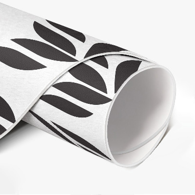 Tapis vinyle Motif de feuille minimaliste