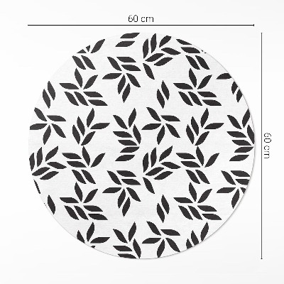 Tapis vinyle Motif de feuille minimaliste