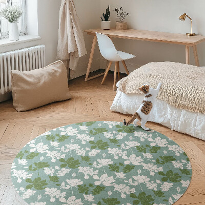 Tapis vinyle Motif floral subtil