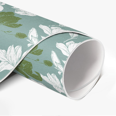 Tapis vinyle Motif floral subtil