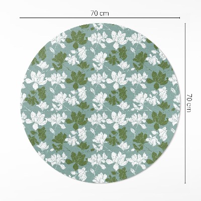 Tapis vinyle Motif floral subtil