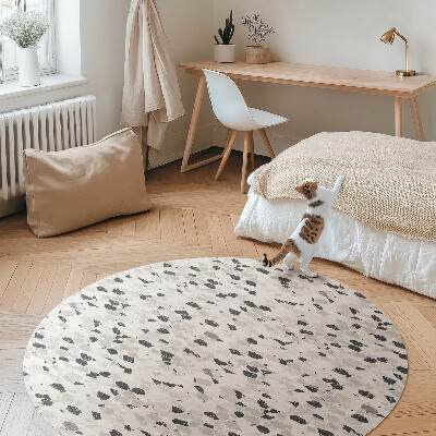 Tapis rond en vinyle Dalle de pierre, grès élégant