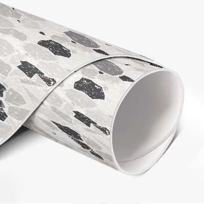 Tapis rond en vinyle Dalle de pierre, grès élégant