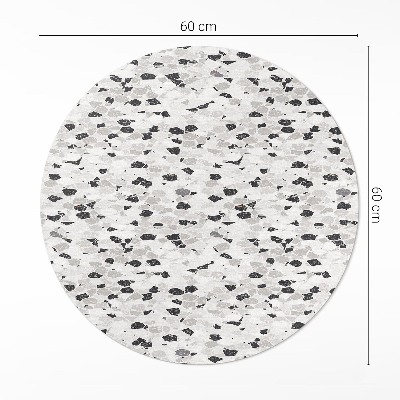 Tapis rond en vinyle Dalle de pierre, grès élégant