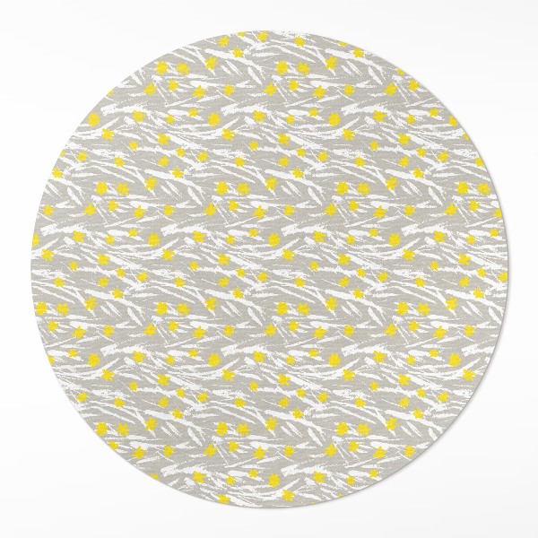 Tapis vinyle Prairie de fleurs sauvages avec de petites fleurs bohèmes