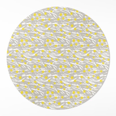 Tapis vinyle Prairie de fleurs sauvages avec de petites fleurs bohèmes