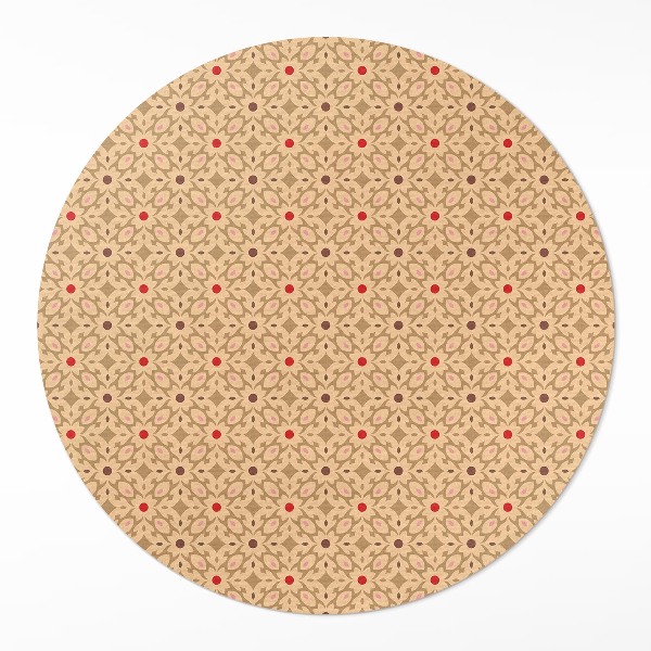 Tapis rond en vinyle Design oriental style persan