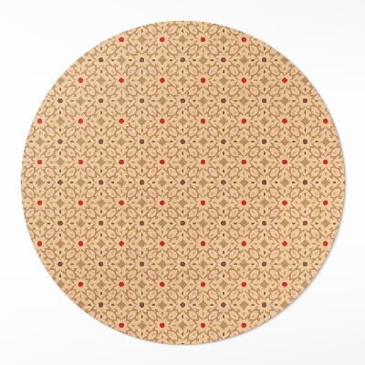 Tapis rond en vinyle Design oriental style persan
