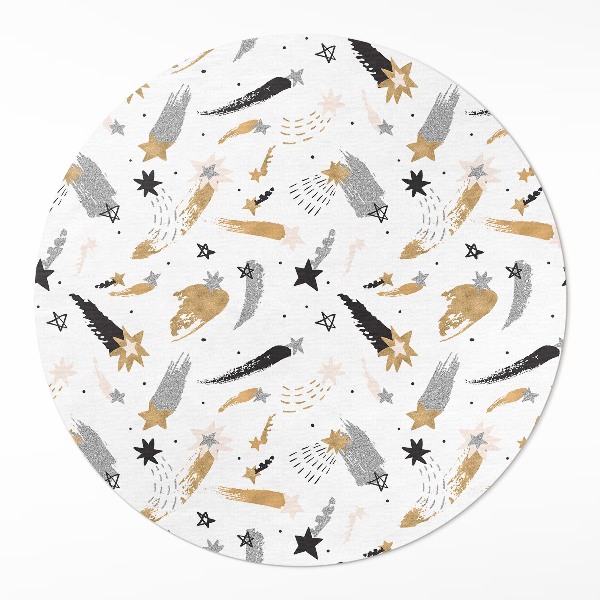 Tapis vinyle Étoiles peintes dans un espace bohème