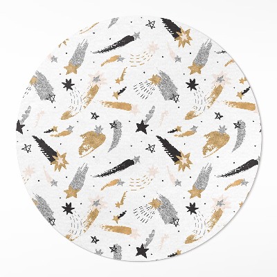 Tapis vinyle Étoiles peintes dans un espace bohème