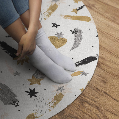 Tapis vinyle Étoiles peintes dans un espace bohème