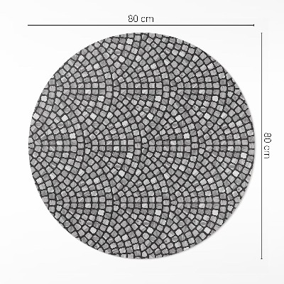 Tapis vinyle Mosaïque fine en pierre