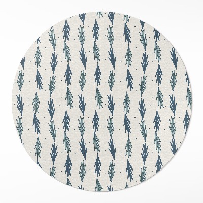 Tapis vinyle Motif bohème décoratif à petites feuilles