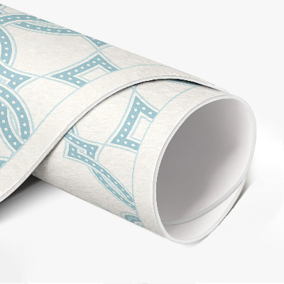 Tapis vinyle Carreaux décoratifs en tissage de chaîne