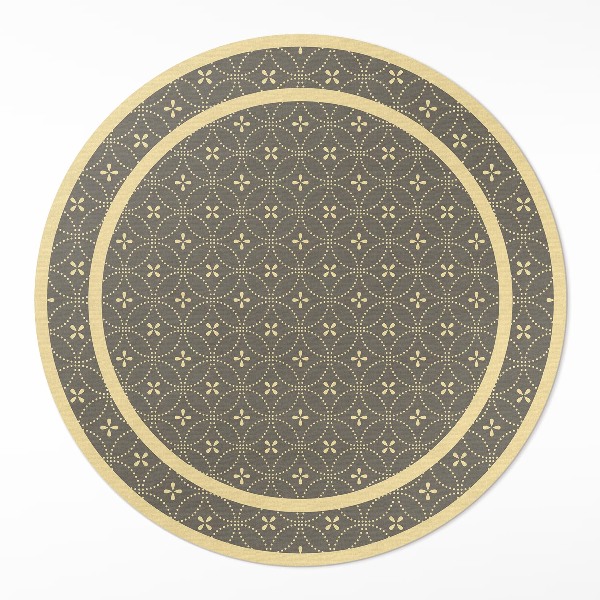 Tapis vinyle Motif à la mode avec des cercles élégants