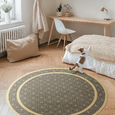 Tapis vinyle Motif à la mode avec des cercles élégants