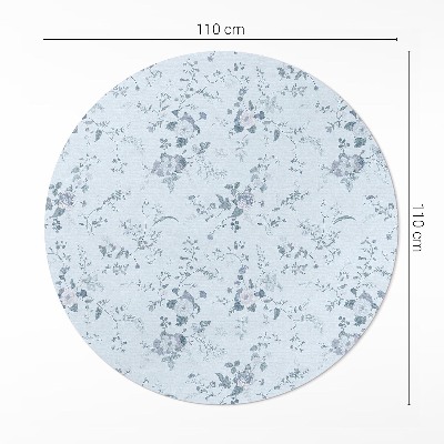 Tapis vinyle Fleurs subtiles peintes dans la prairie