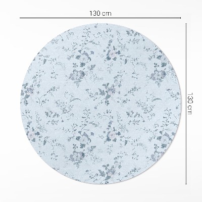 Tapis vinyle Fleurs subtiles peintes dans la prairie