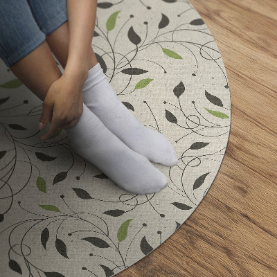 Tapis vinyle Petites feuilles de vignes subtiles