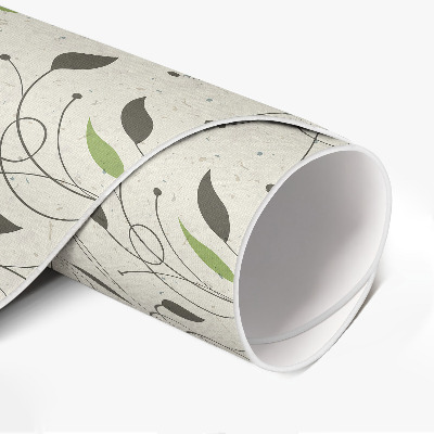 Tapis vinyle Petites feuilles de vignes subtiles