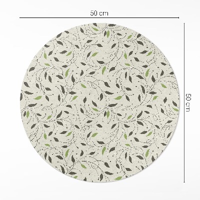 Tapis vinyle Petites feuilles de vignes subtiles