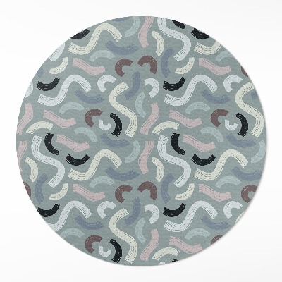 Tapis vinyle Lignes rétro abstraites