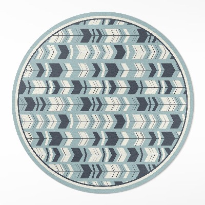 Tapis rond en vinyle Motif indien de flèches bohèmes