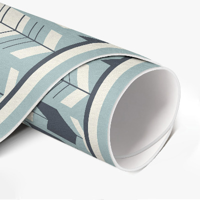 Tapis rond en vinyle Motif indien de flèches bohèmes