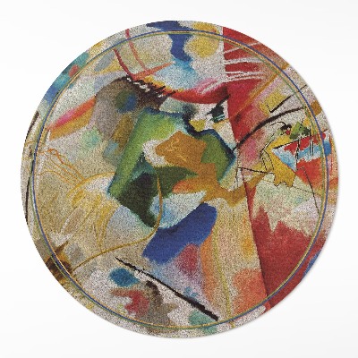 Tapis vinyle Le Centre Vert de Vassily Kandinsky