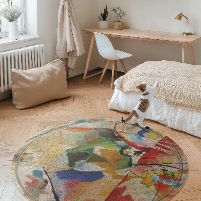 Tapis vinyle Le Centre Vert de Vassily Kandinsky