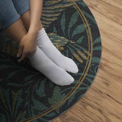 Tapis rond en vinyle Oiseaux de William Morris