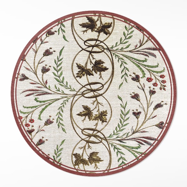 Tapis vinyle Motif végétal décoratif