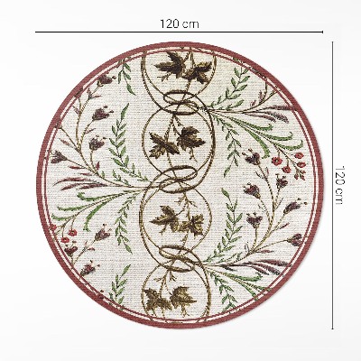 Tapis vinyle Motif végétal décoratif