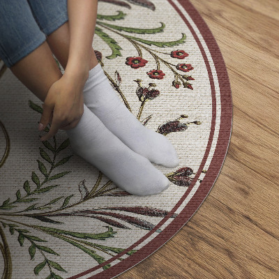 Tapis vinyle Motif végétal décoratif