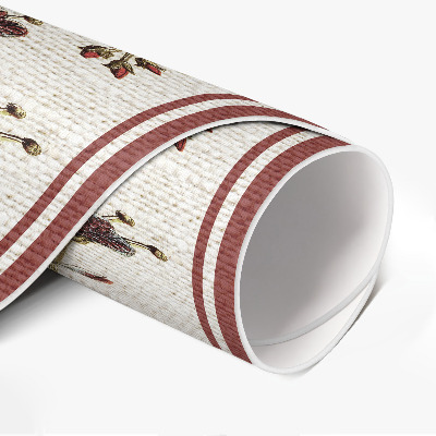 Tapis vinyle Motif végétal décoratif