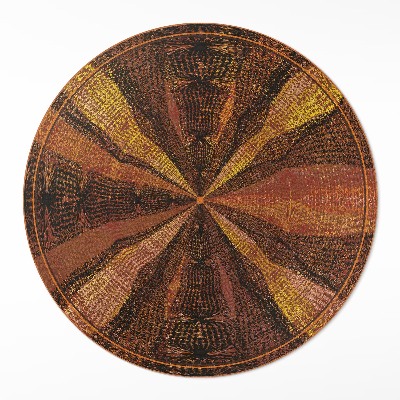 Tapis vinyle Motif abstrait en tissu imitation