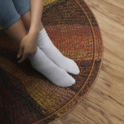 Tapis vinyle Motif abstrait en tissu imitation