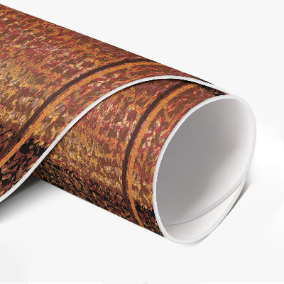 Tapis vinyle Motif abstrait en tissu imitation