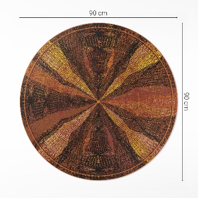 Tapis vinyle Motif abstrait en tissu imitation