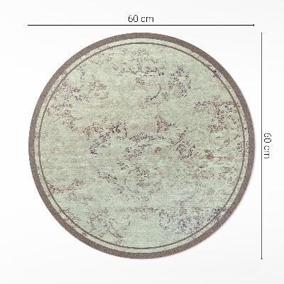 Tapis vinyle Motifs végétaux délavés