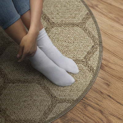 Tapis vinyle Tissu imitation hexagonal