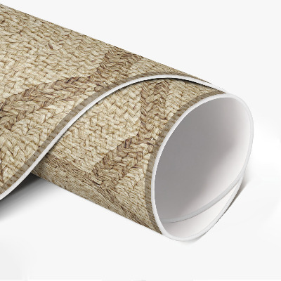 Tapis vinyle Tissu imitation hexagonal